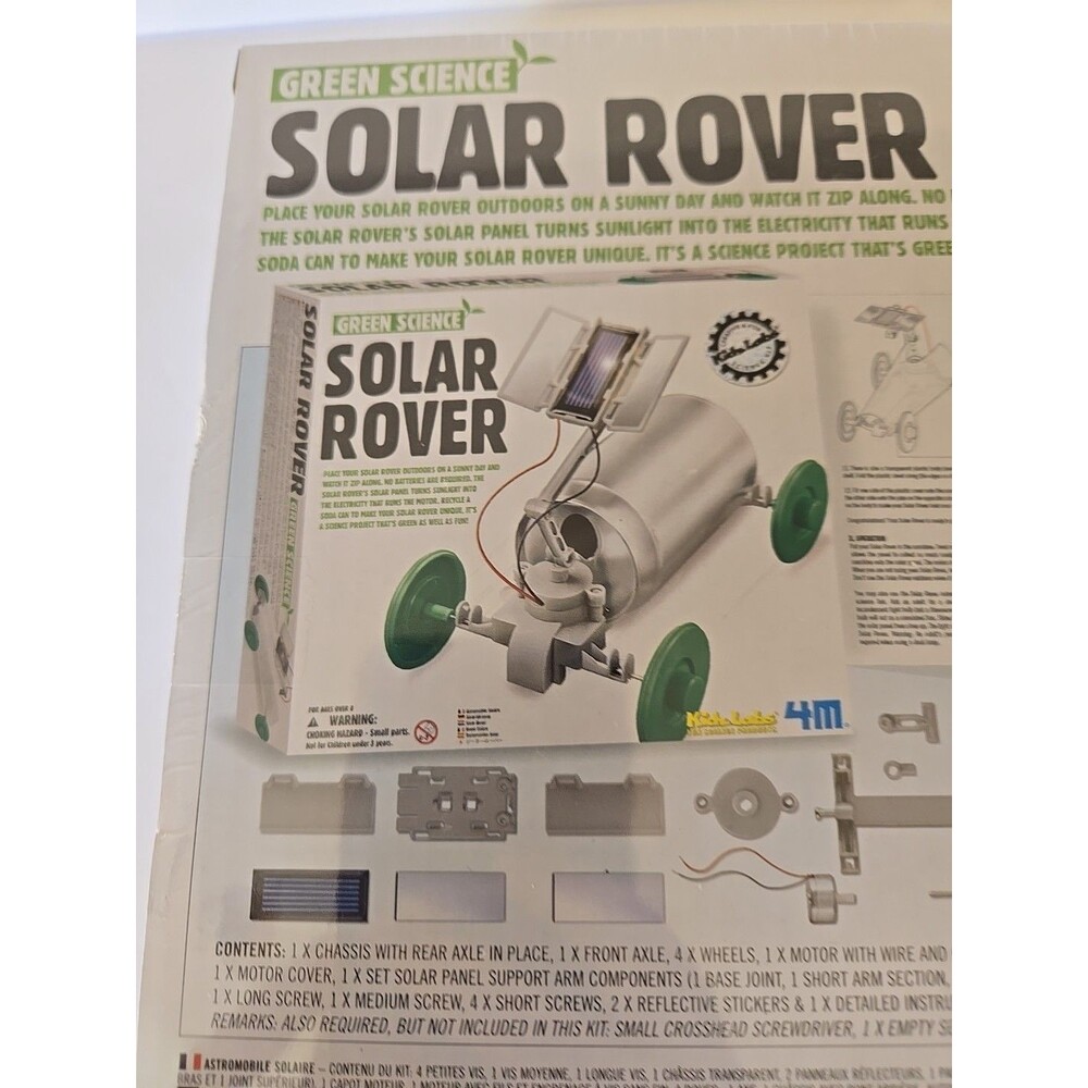 New 4M Green Science Eco-Engineering Solar Rover Kit in Box - Picture 6 of 8